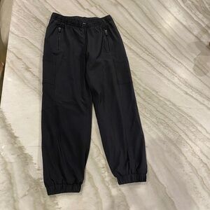 Athleta Girl Blk Joggers (lined) - gently worn